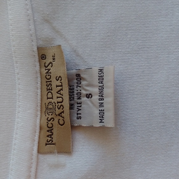 Embellished Women's Square Neck Top in White with Long Sleeves size Small - Picture 11 of 14